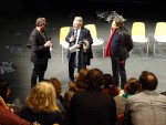 Festival de teatre en francès de Barcelona ‘La nuit juste avant les forêts’ François Vila, Martí Anglada i Juango Puigcorbé
